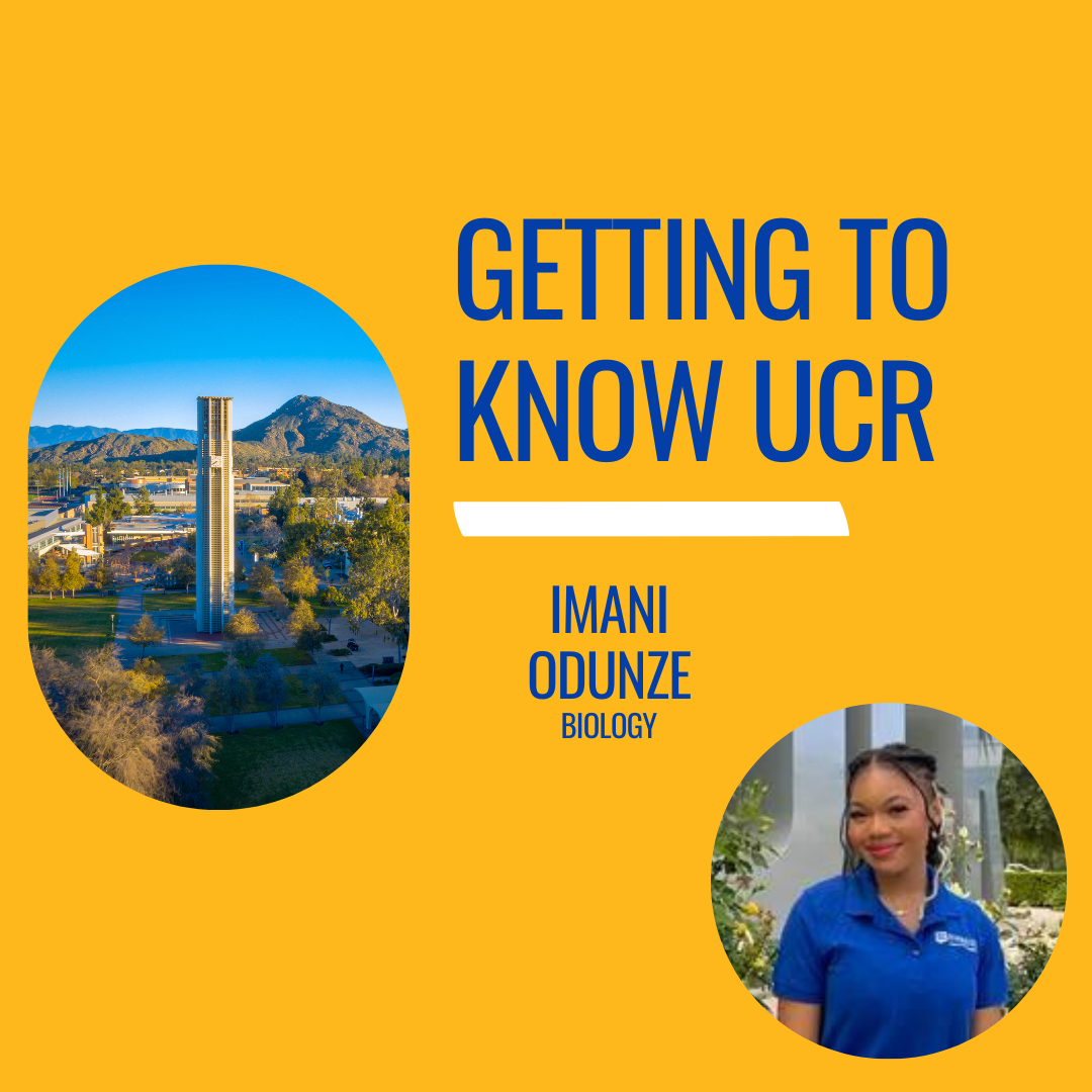 Imani Odunze Getting to Know UCR