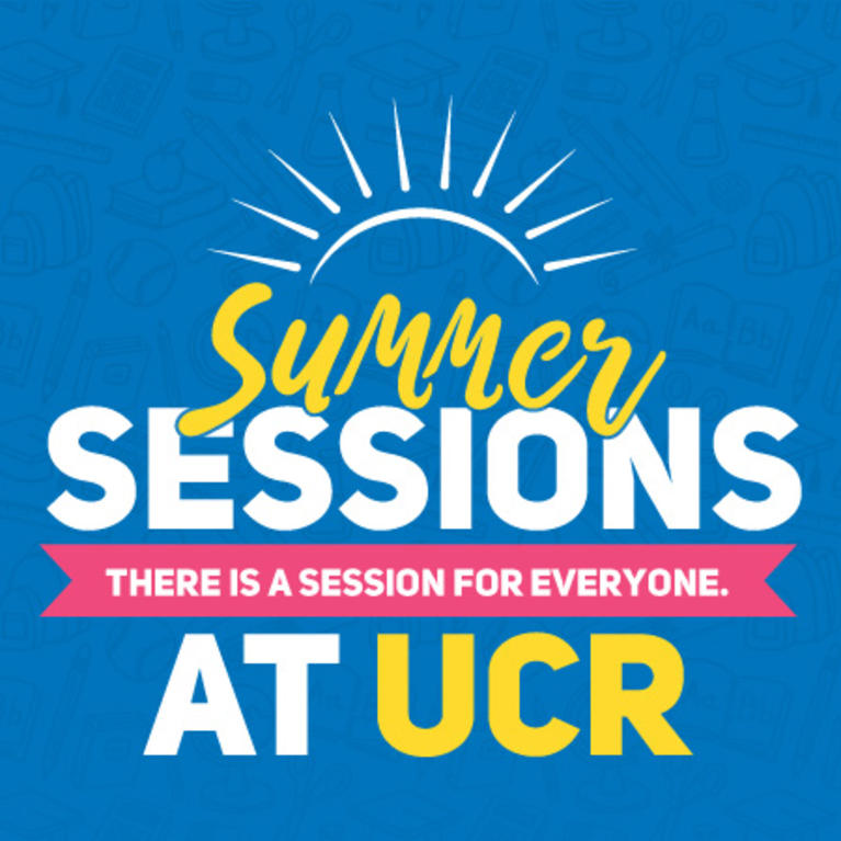 Summer Sessions header blue