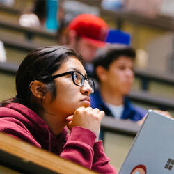 Undergraduate Majors Earth and Planetary Sciences Student in Lecture