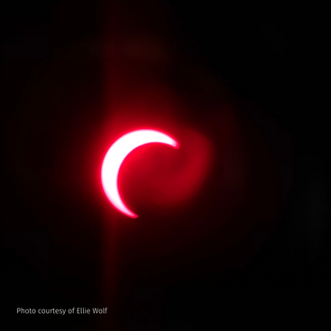 Annular Eclipse Through Telescope October 14, 2023